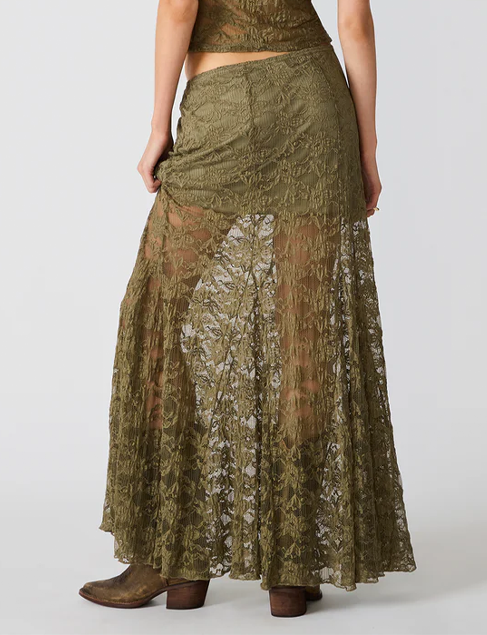 Mirabel Skirt, Mountain Green