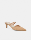 Kanika Mid Heels, Tan Suede