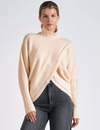 Jayne Mock Twist Sweater, Off White