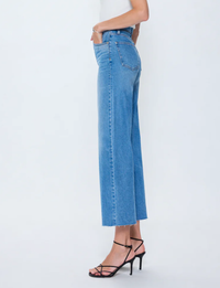Lana Crop Wide Leg Denim, Wild Heart