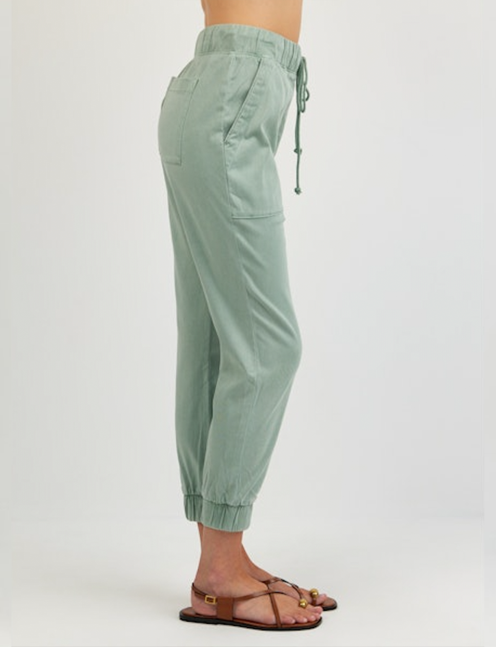 Pocket Jogger W/Out Rips, Olive Grove