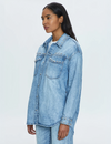 Mandy Denim Shacket, Satellite