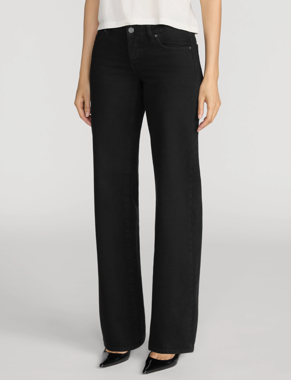 The Gray Wide Leg, Black