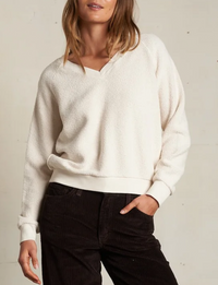 Zuri Reverse Fleece Sweatshirt, Sugar