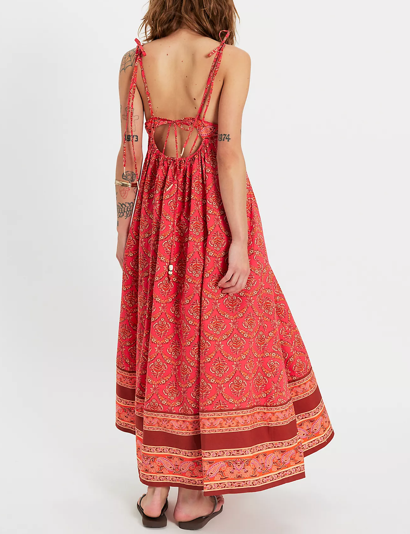 Sorrento Stroll Printed Maxi, Tart Berry/Combo