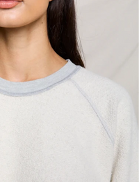 Oversized Ziggy Inside Out Sweatshirt, Heather Grey