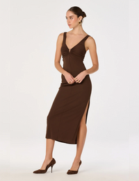 Shaylee Dress, Brown