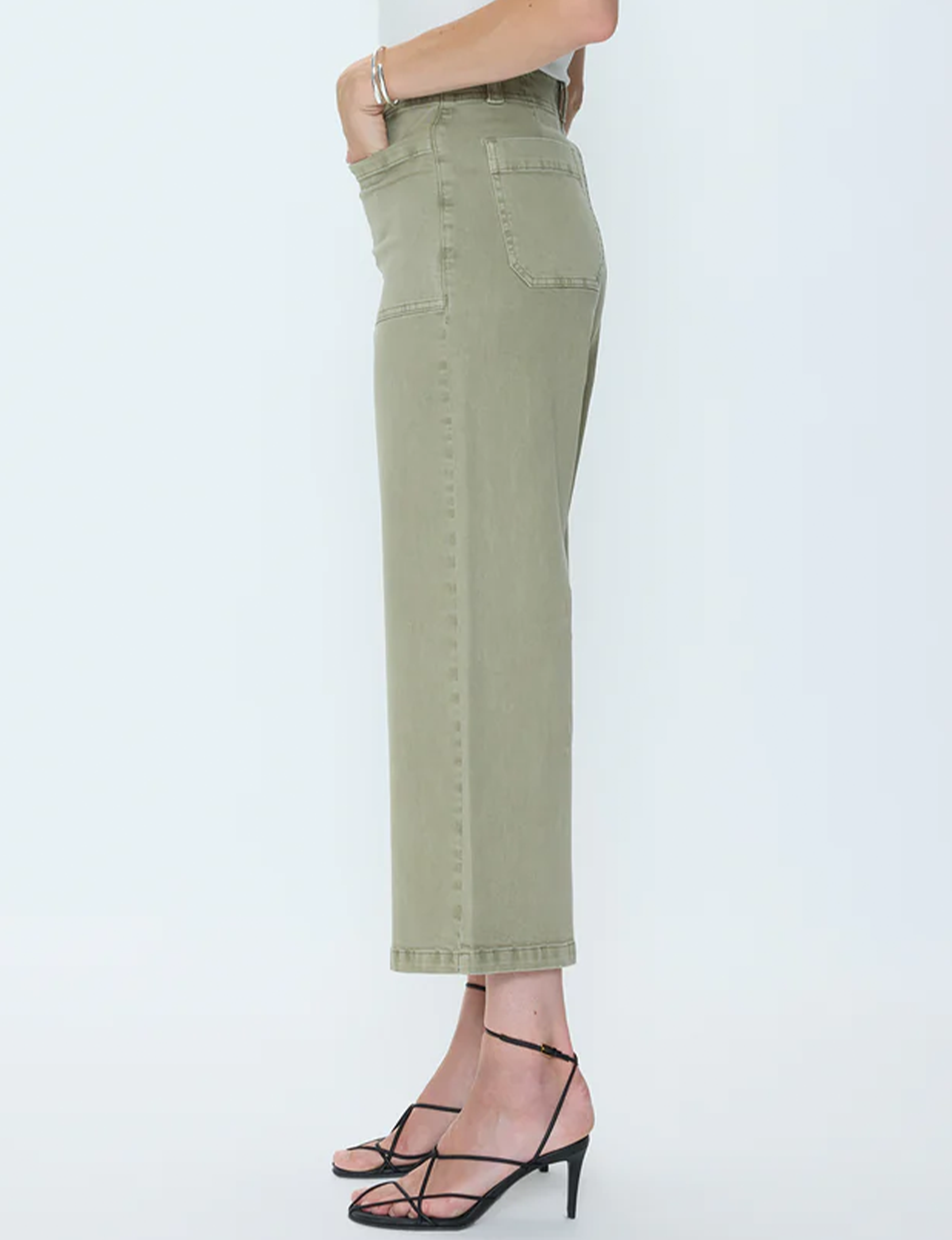 Zooey Utility Pant, Slate Green