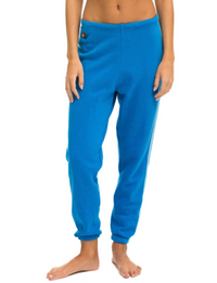 5 Stripe Womens Sweatpant, Ocean/Blue