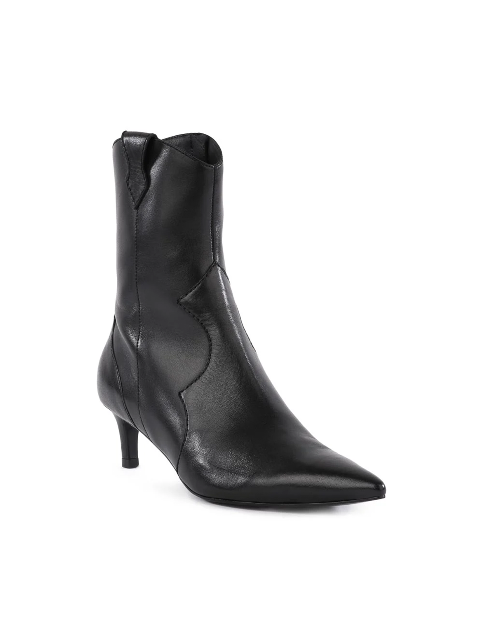 Dallas Boot, Black Leather