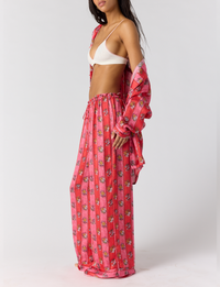 Dreamy Days Pajama Set, Berry Floral/Combo
