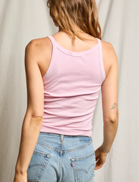 Annie Recycled Tank, Sugar Pink