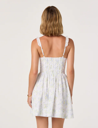 Charlotte Dress, Lilac White Floral