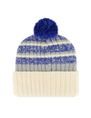 LA Dodgers Tavern Cuff Knit Beanie, Natural