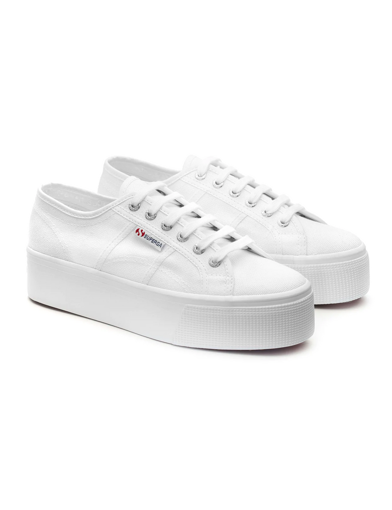 2790 Canvas Platform Sneaker, White