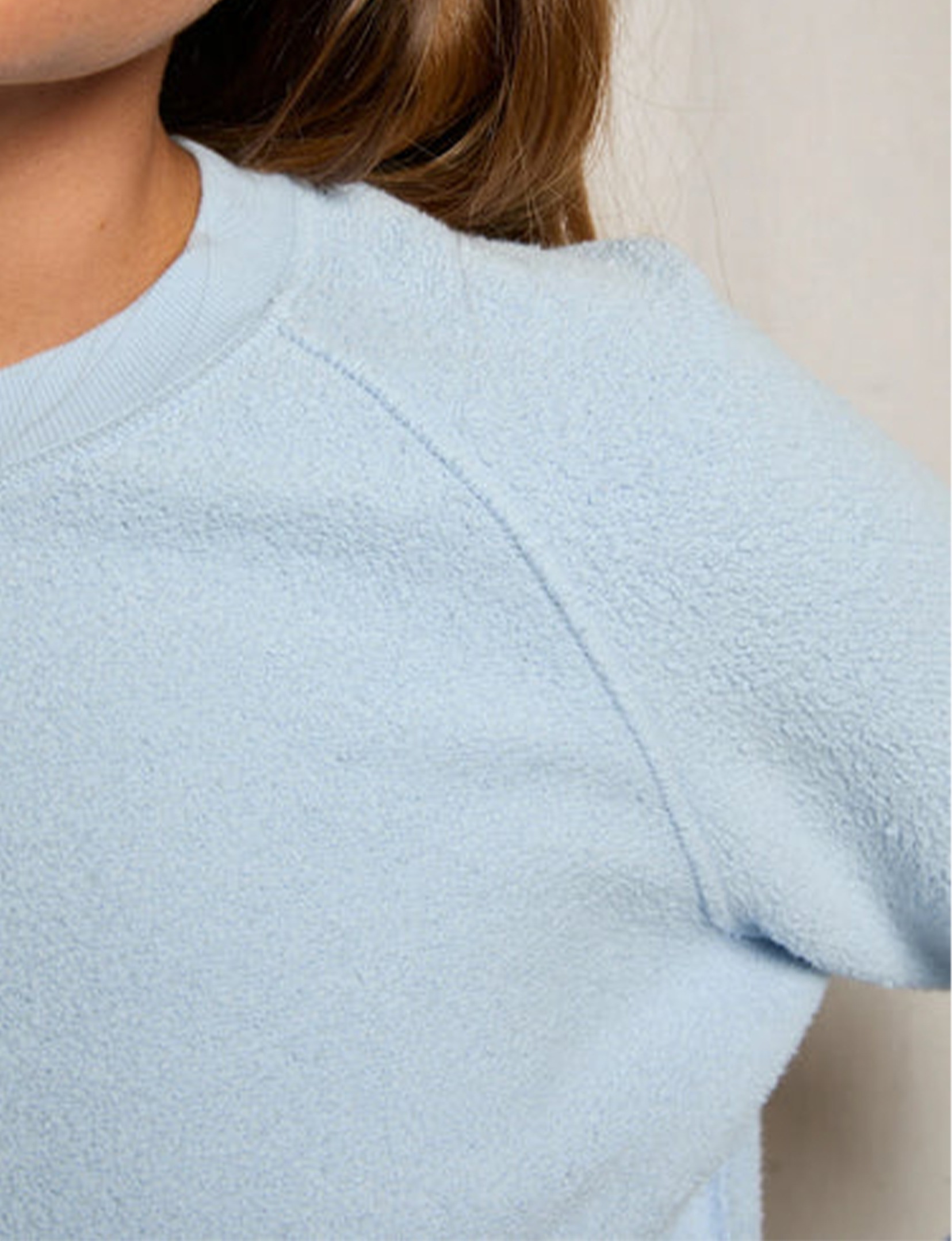 Ziggy Inside Out Sweatshirt, Powder Blue