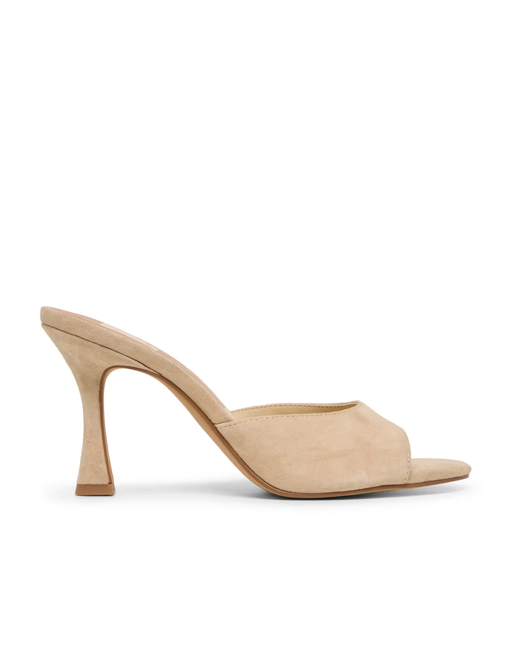 Rosha Heel, Camel Suede