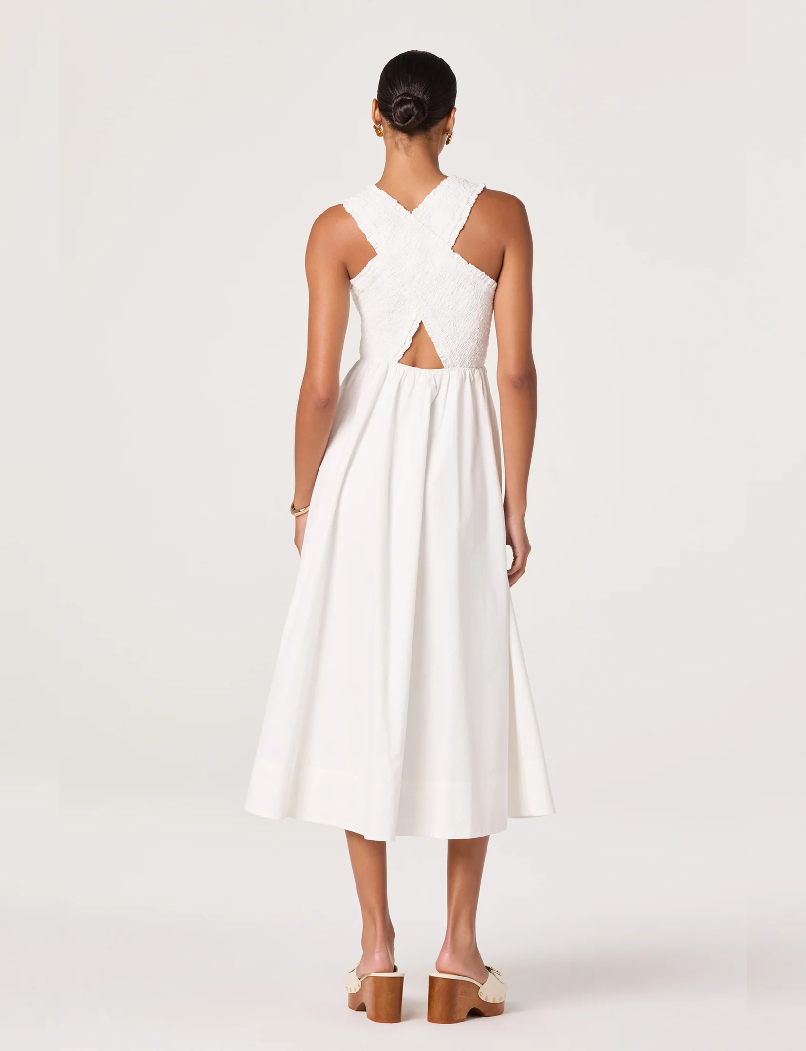 Hollie Dress, White