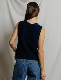 Peggy Tank Top, Navy