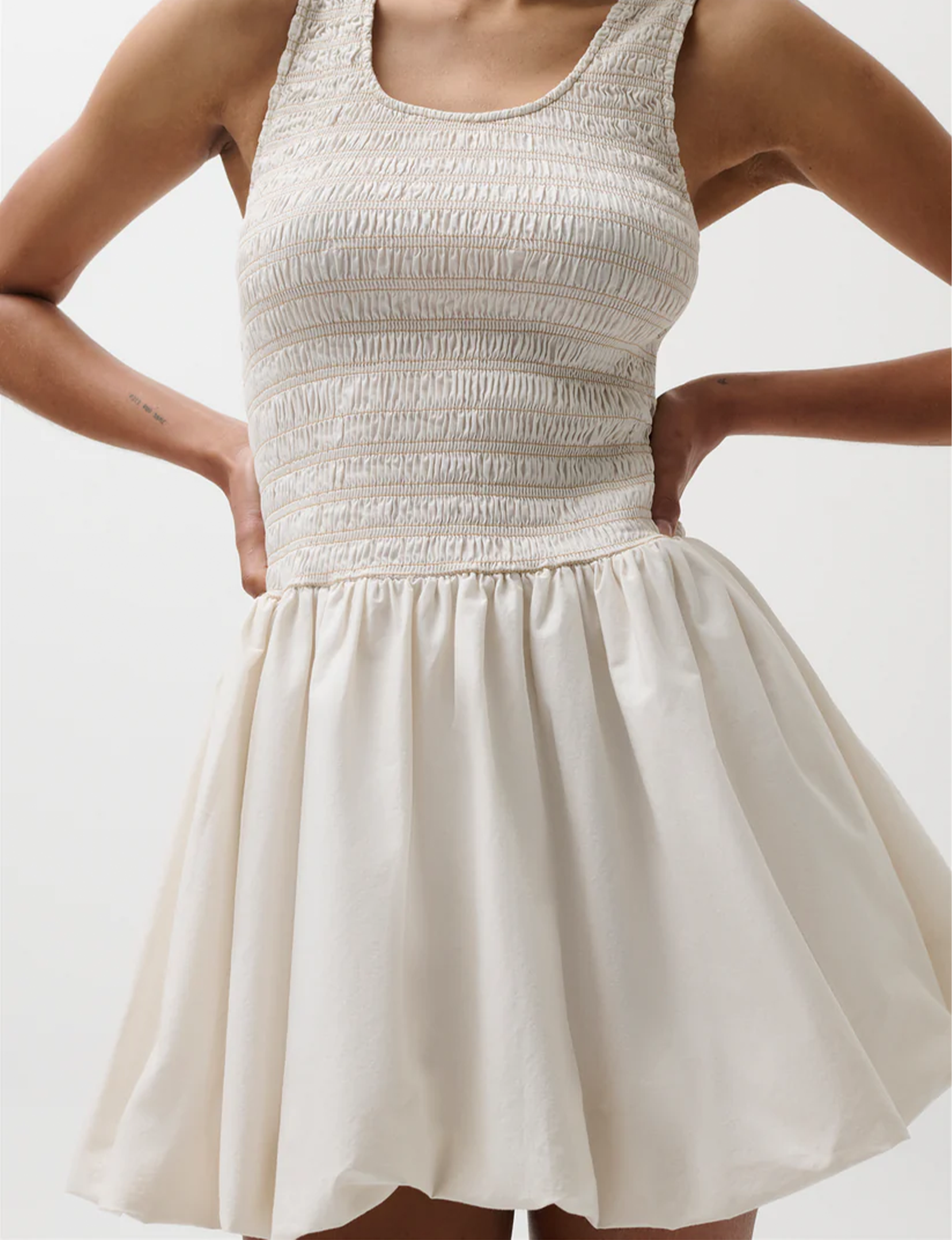 Ilona Dress, Soft White