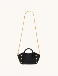 Paul Mini Handbag, Black/Brushed Gold