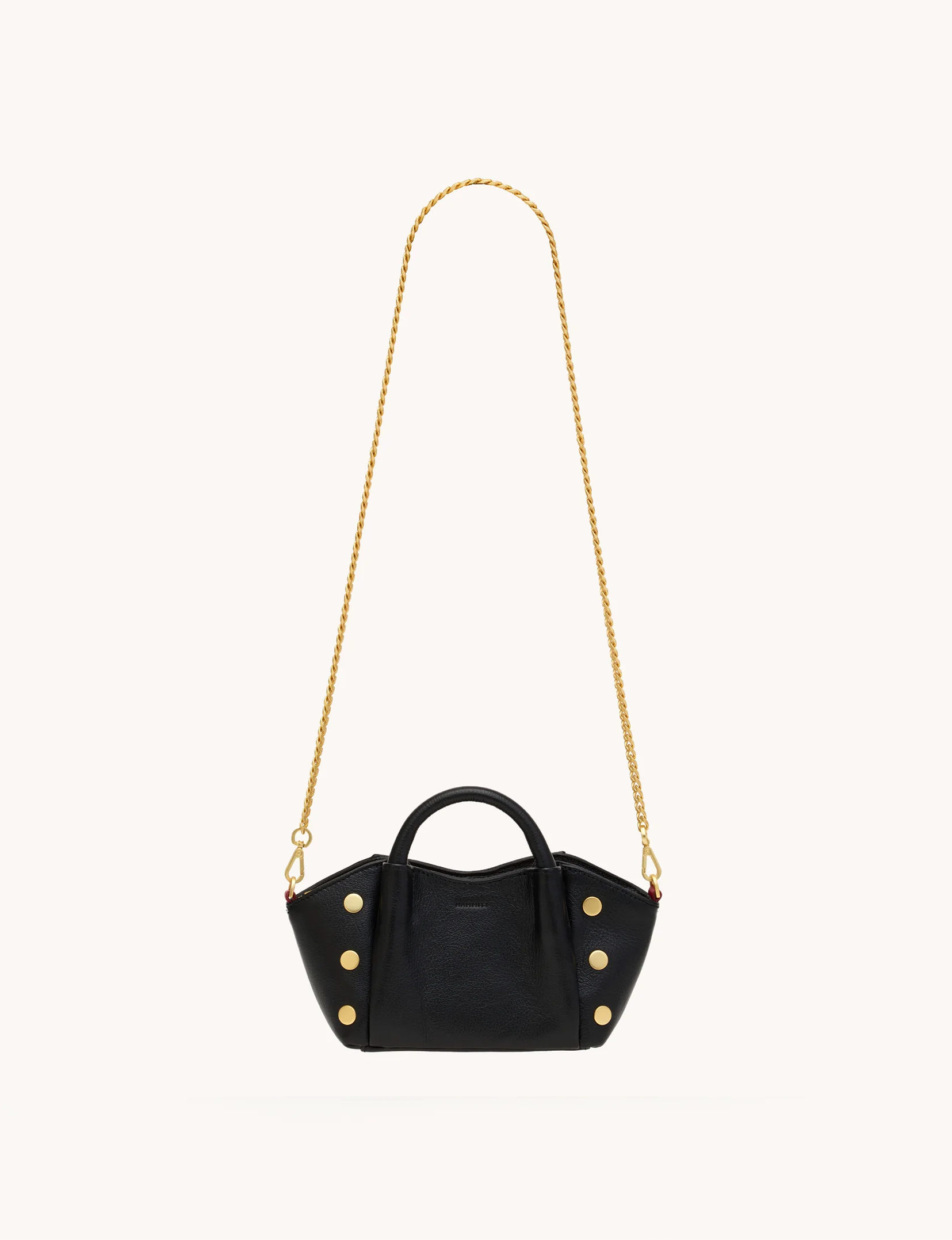 Paul Mini Handbag, Black/Brushed Gold