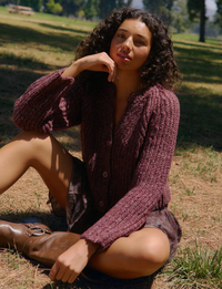 Confetti Cardigan, Chocolate