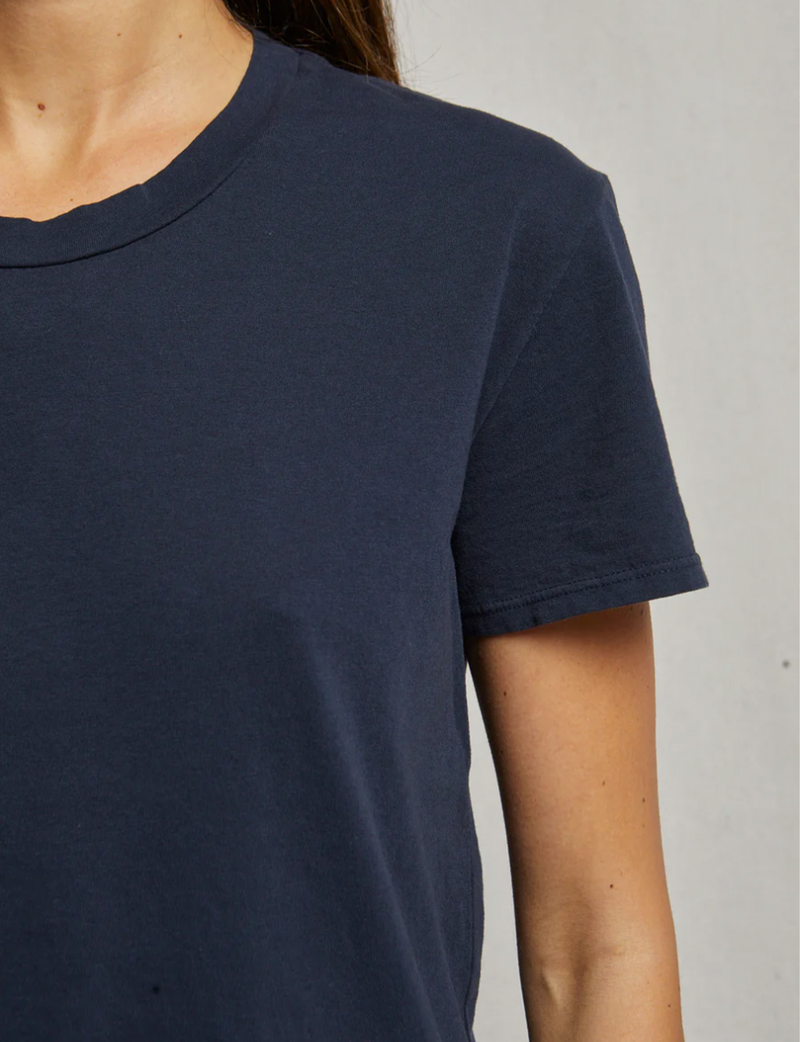 Harley Boxy Crew Tee, Navy