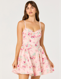 Birdie Dress, Pink Floral