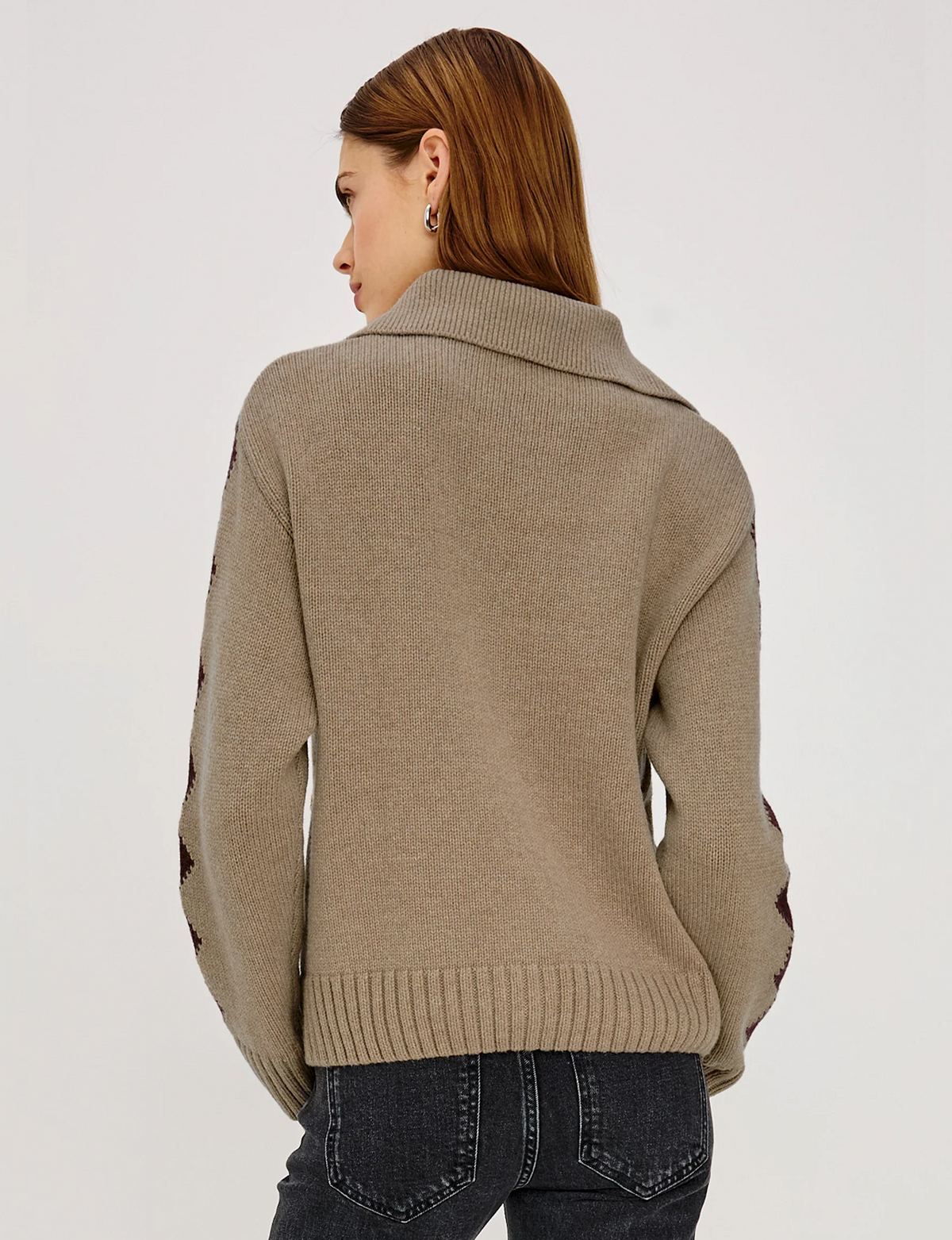 Rhea Zip Sweater, Horsehoes