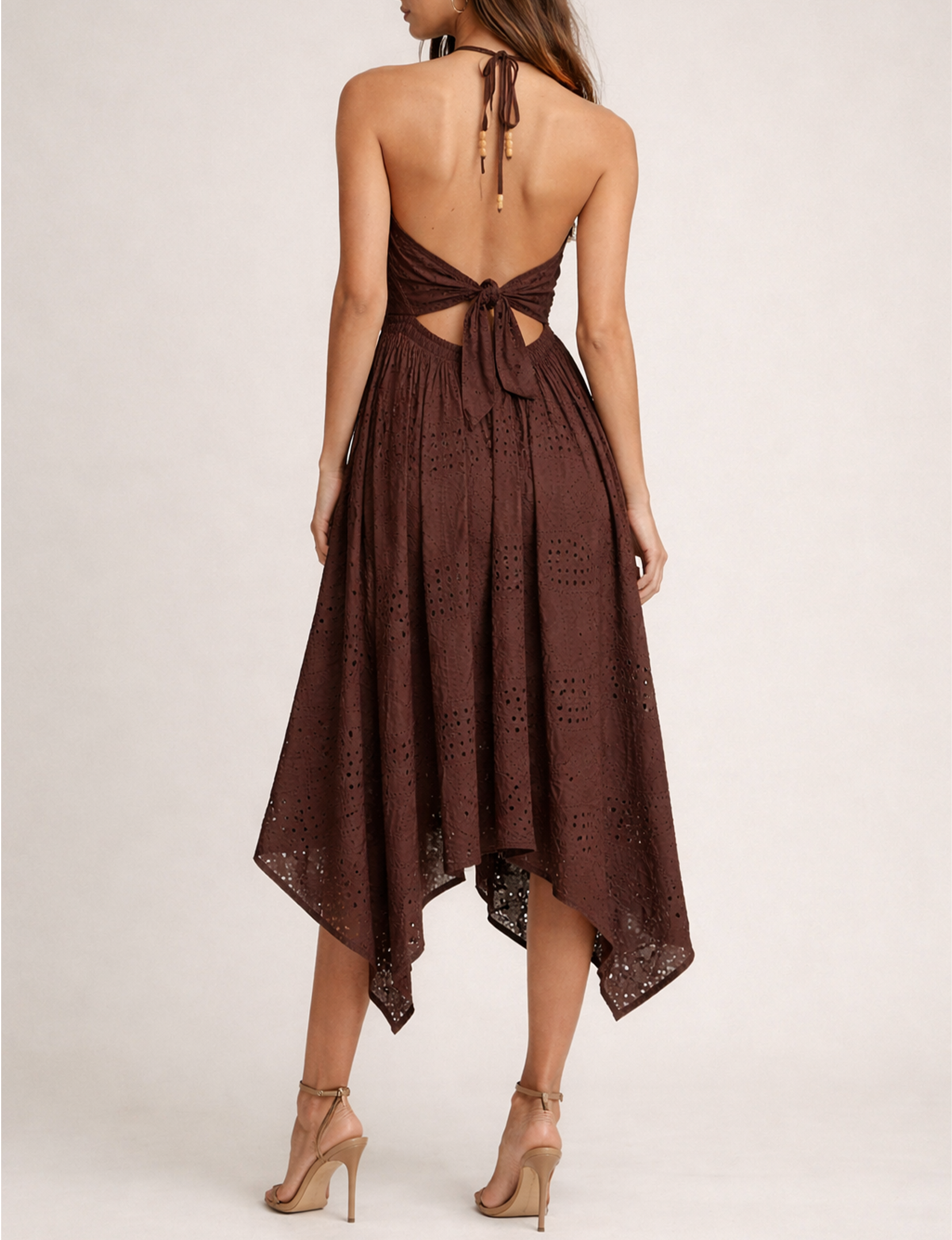 Dalina Dress, Walnut