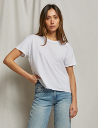 Harley Boxy Crew Tee, White