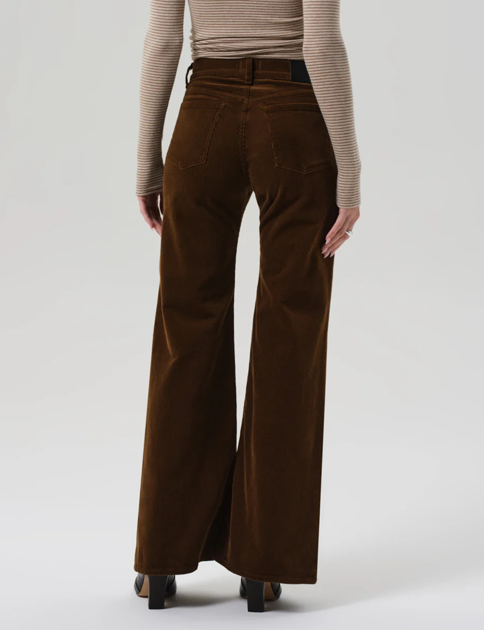 Kimberly Horsebit Flare, Manuka Corduroy