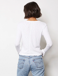 Ruffle Cardigan, White