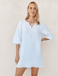 Marie Dress, White