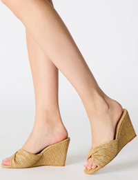 Laelia Wedge, Natural Raffia