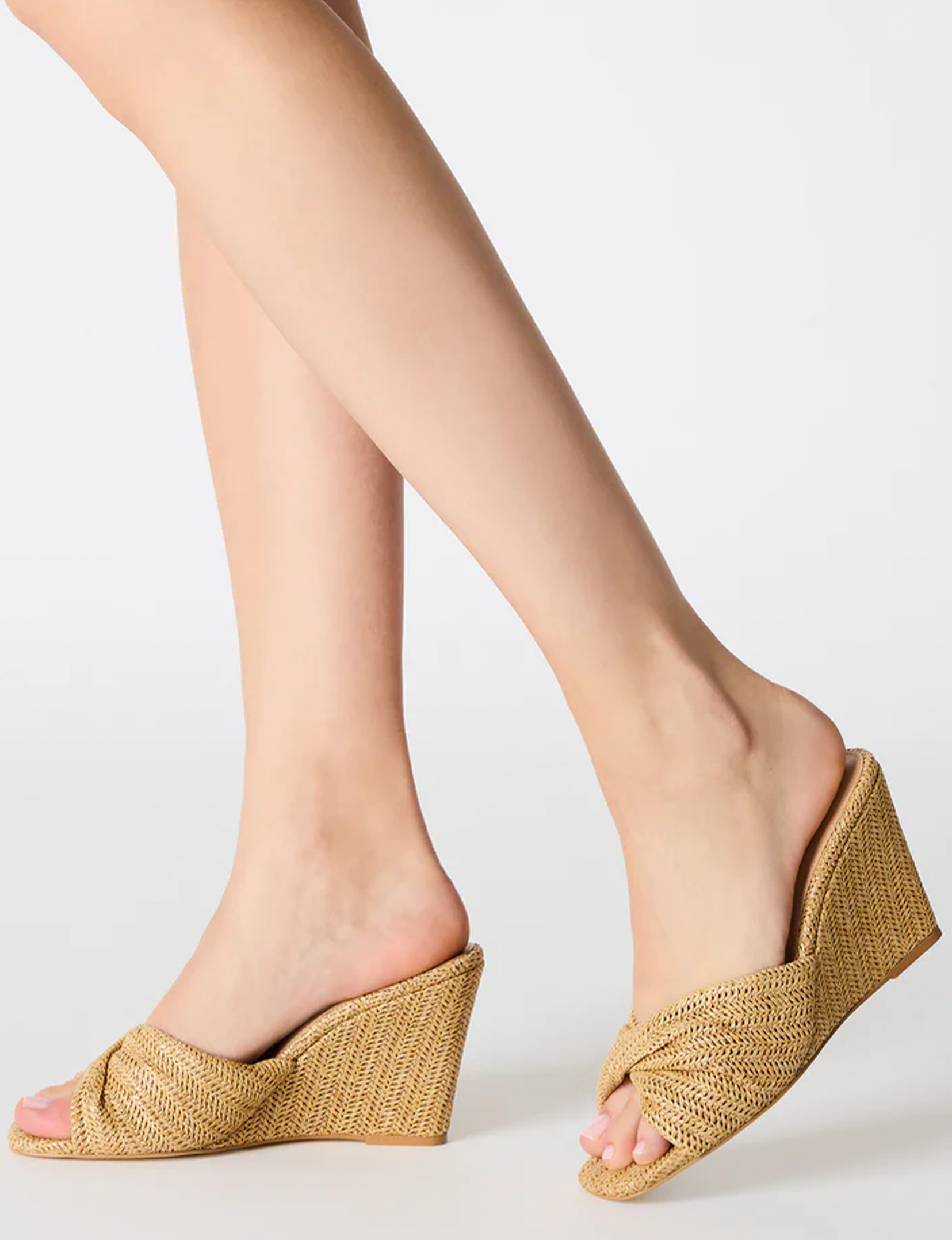 Laelia Wedge, Natural Raffia