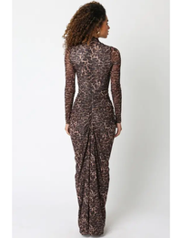 Tara Maxi Dress, Leopard