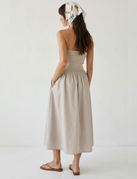 Tube Maxi Dress, Tan