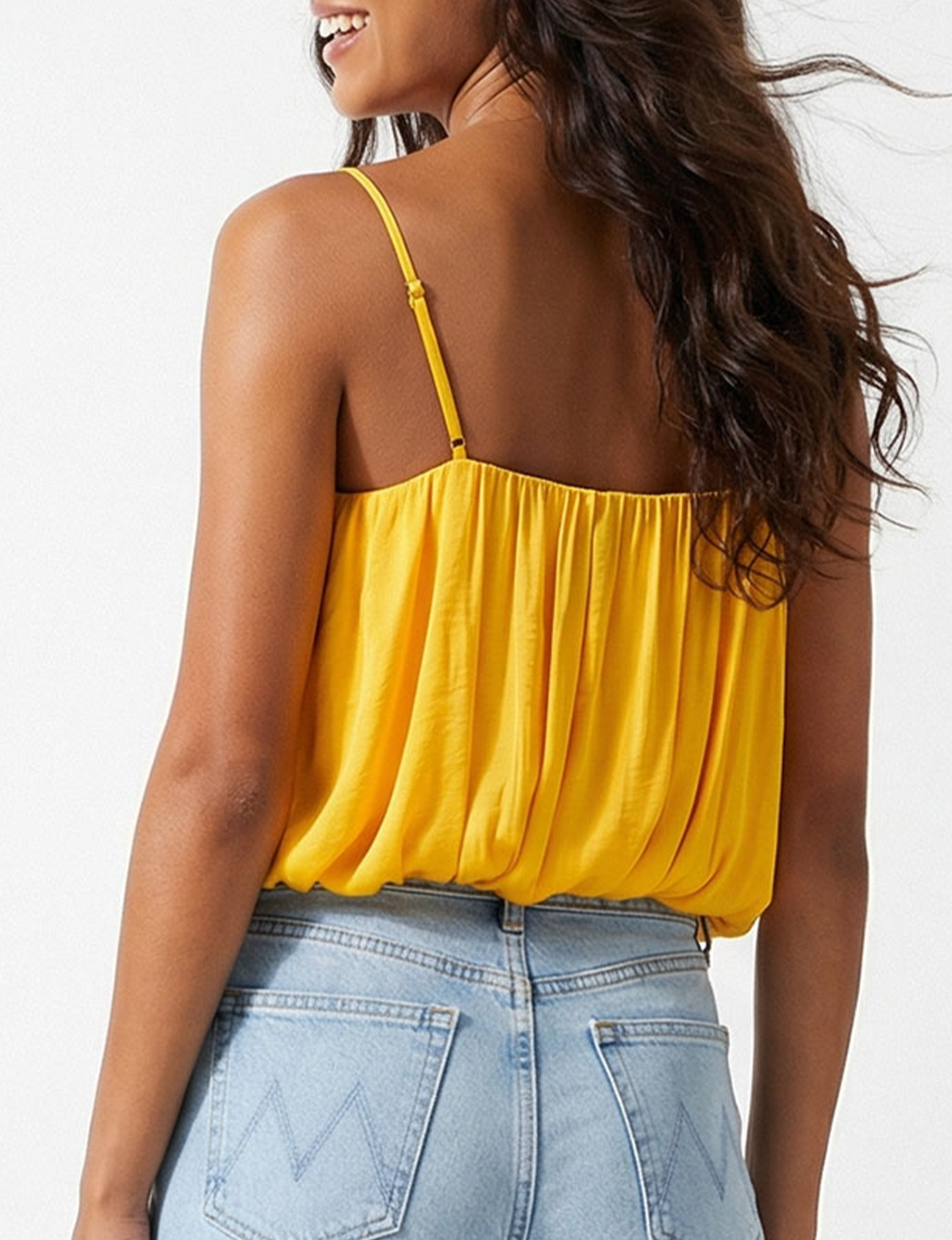 Bubble Tube Top, Sunflower