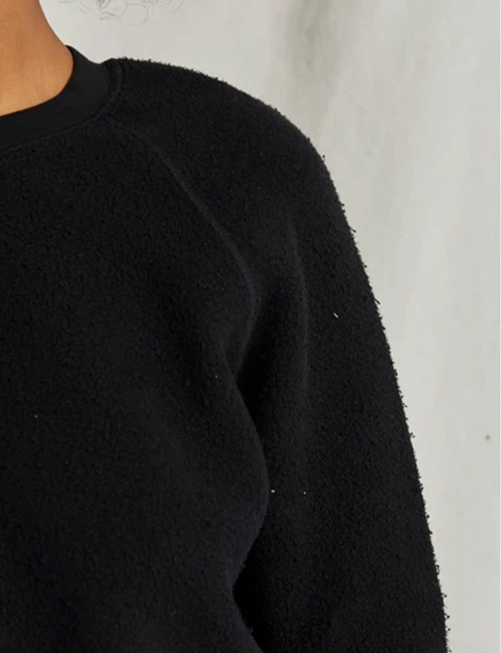 Ziggy Inside Out Sweatshirt, True Black