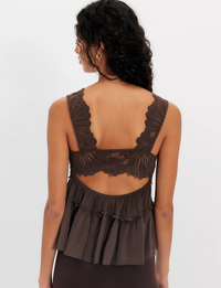 Petal Party Shapeless Cami, Shaved Chocolate