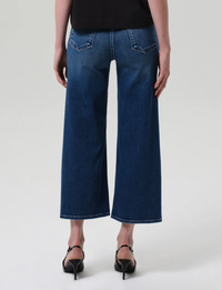 Lyra Cropped Wide Leg, Augusta (Clean Hem)