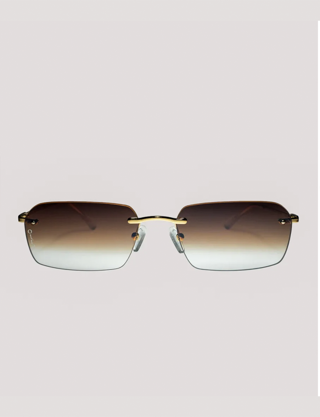 Keira Sunglasses, Gold/Brown Mirror