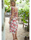 Santorini Dress, Camillia Print