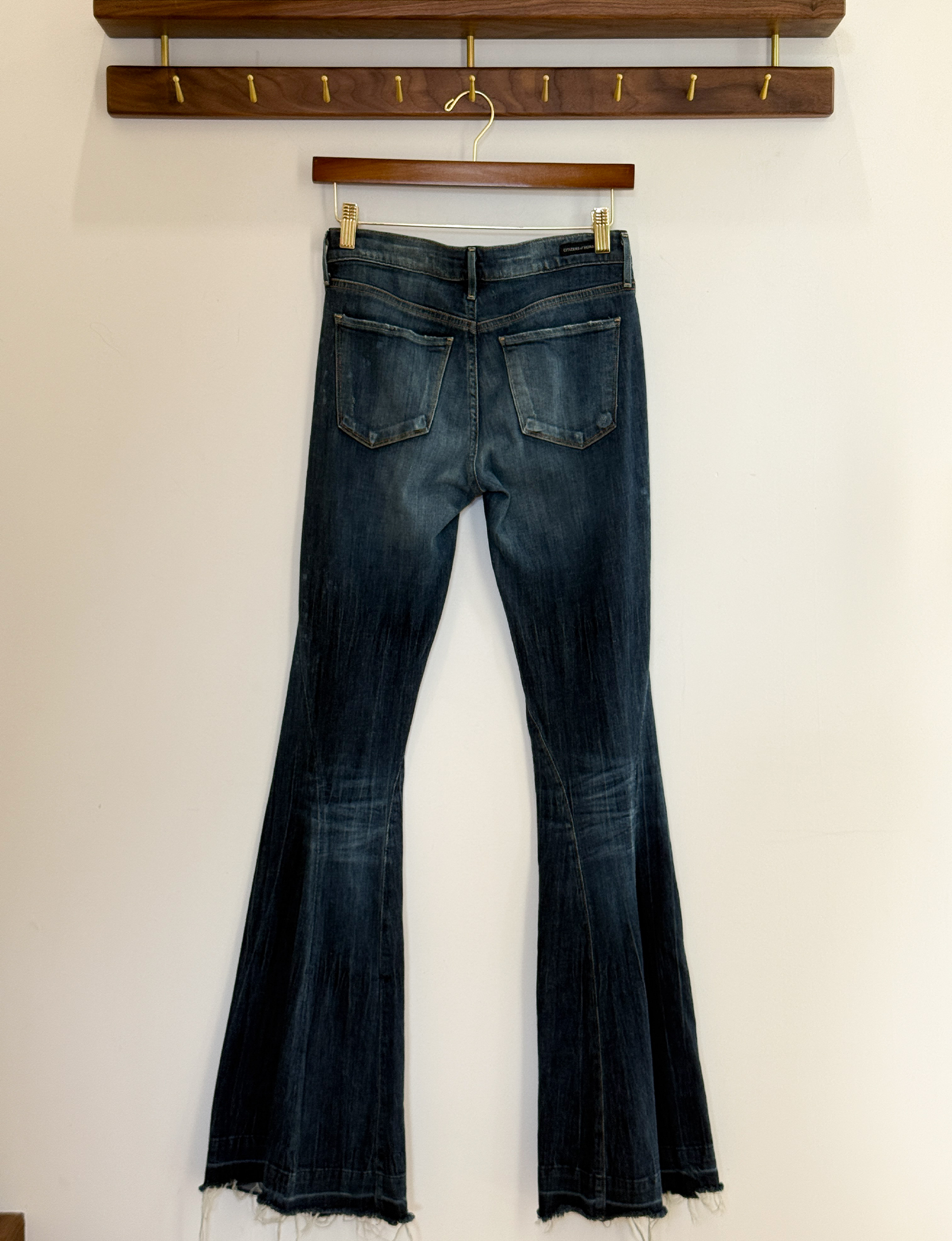 Citizens Of Humanity Indigo #002 Low Waist Flared Jeans