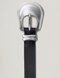 Rodeo Belt, Black/Silver