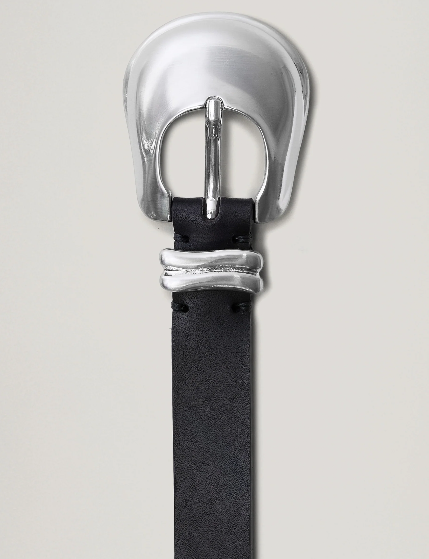 Rodeo Belt, Black/Silver