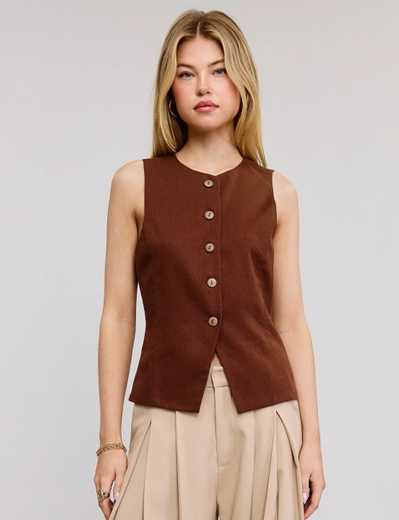 Waistcoat Vest, Wood