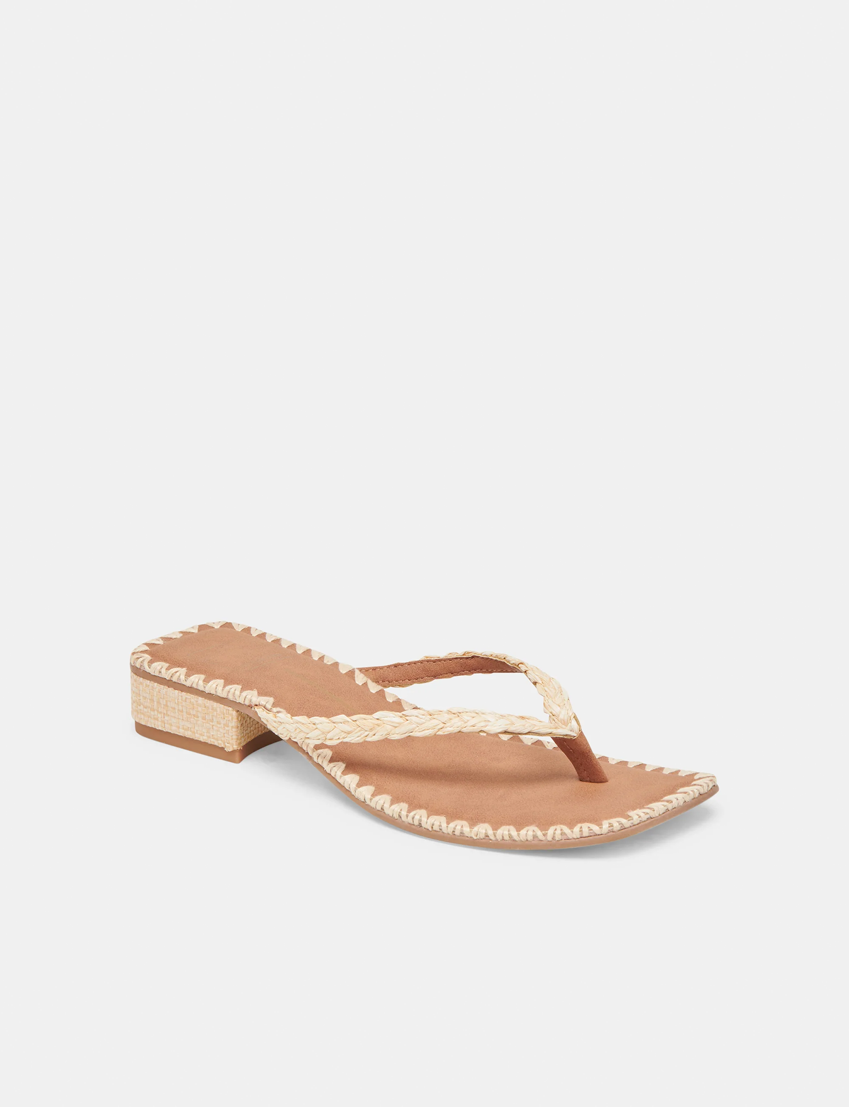 Barty Sandal, Natural Raffia